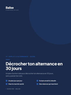 Couverture du guide Décrocher ton alternance en 30 jours