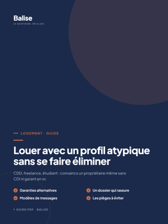 Couverture du guide Louer avec un profil atypique sans se faire éliminer