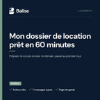 Guide PDF Balise - Mon dossier de location prêt en 60 minutes