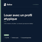 Guide PDF Balise - Louer avec un profil atypique sans se faire éliminer
