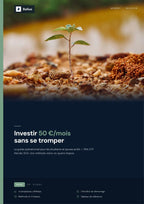 Couverture du guide PDF Balise — Investir 50 euros par mois sans se tromper