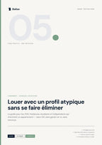 Couverture du guide PDF Balise — Louer avec un profil atypique sans se faire éliminer